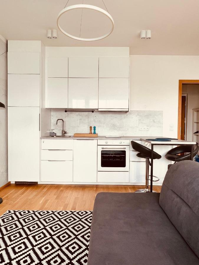 White Pearl Studio With Parking In Holesovice 布拉格 外观 照片
